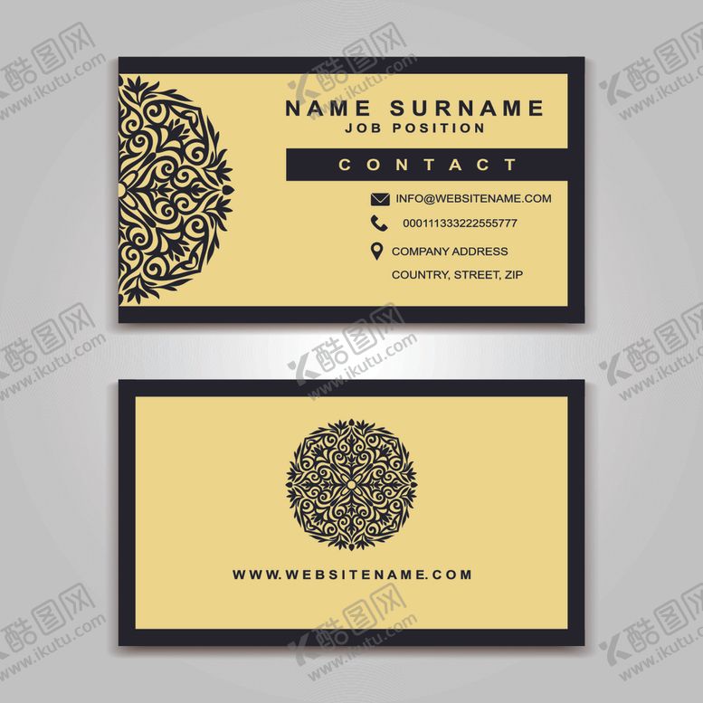 编号：25709610291551545633【酷图网】源文件下载-名片设计