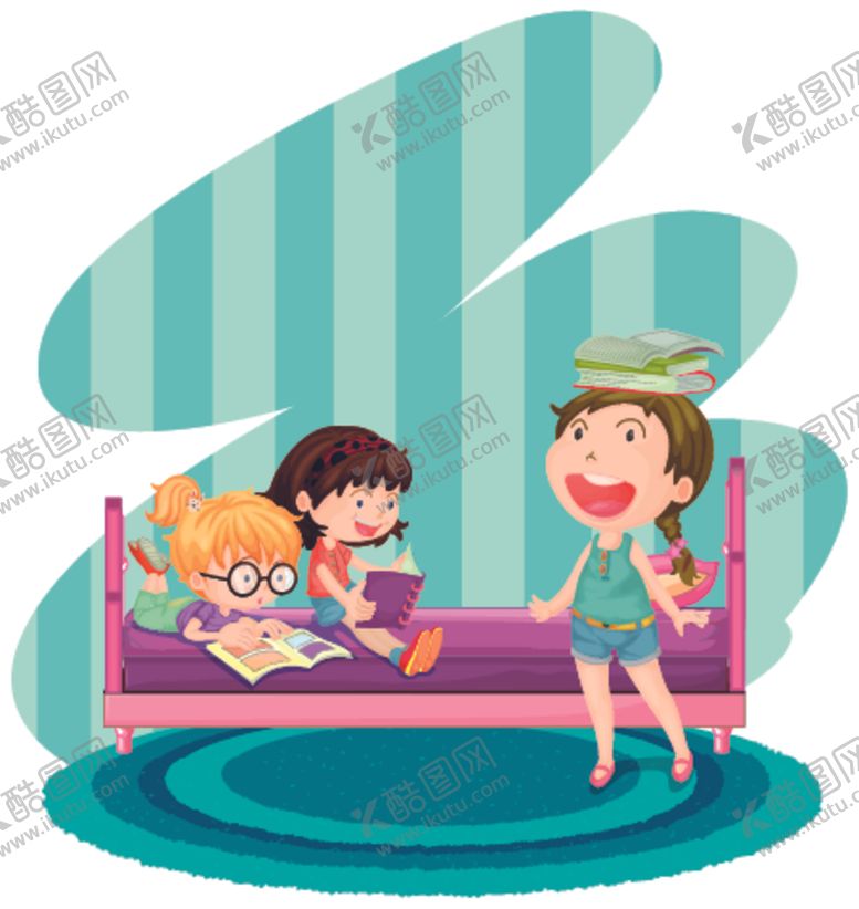 编号：61227209131456597386【酷图网】源文件下载-卡通学生