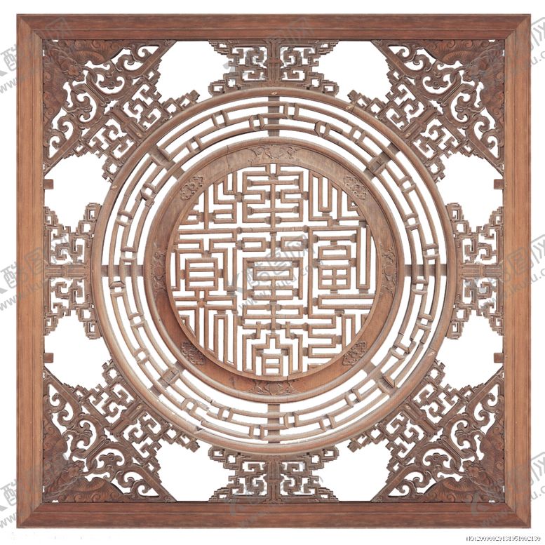 编号：43280006250023445096【酷图网】源文件下载-窗户古风建筑装饰海报素材
