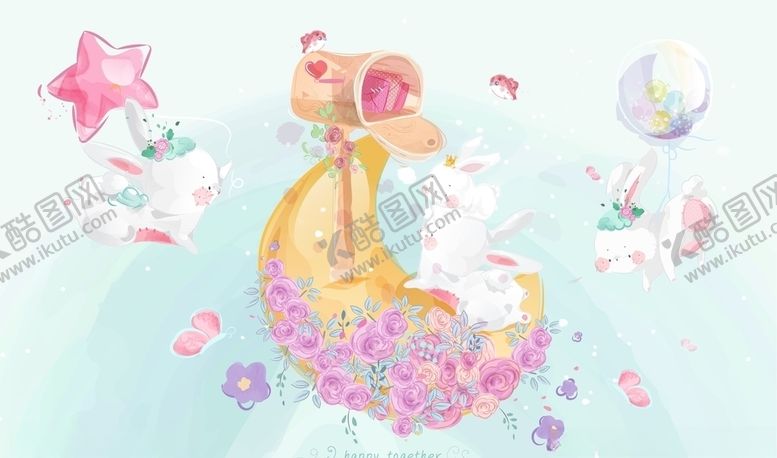 编号：95177307041335533248【酷图网】源文件下载-卡通兔子
