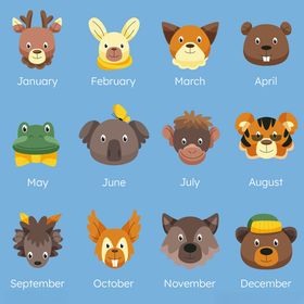 可爱动物头像图标集合