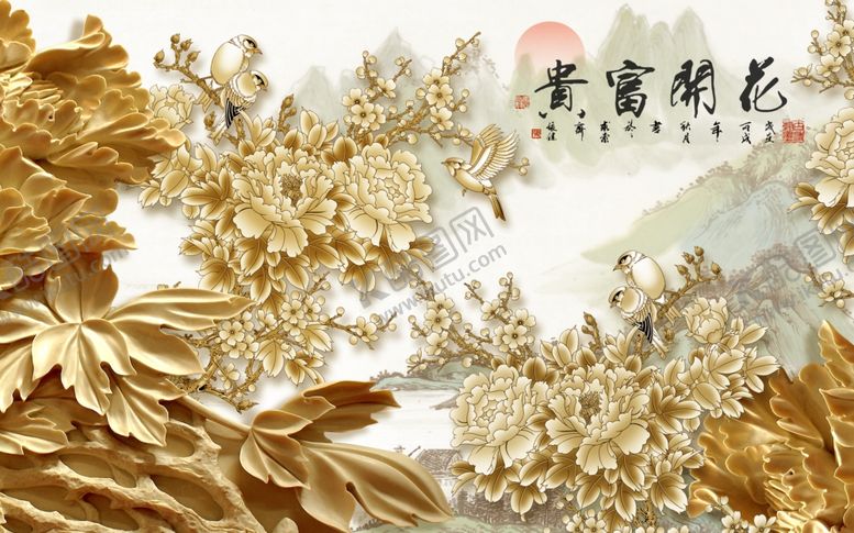 编号：31574309292114586561【酷图网】源文件下载-背景墙装饰画