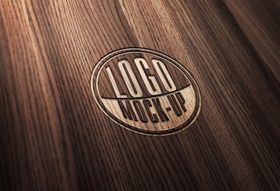 logo样机高档LOGO智能VI智能贴图标志