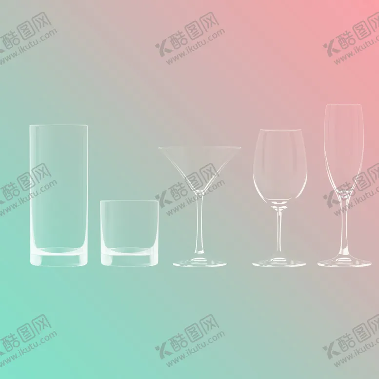 编号：31485609200418416573【酷图网】源文件下载-透明水杯