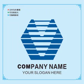 英文LOGO图片公司公司标志几何形标