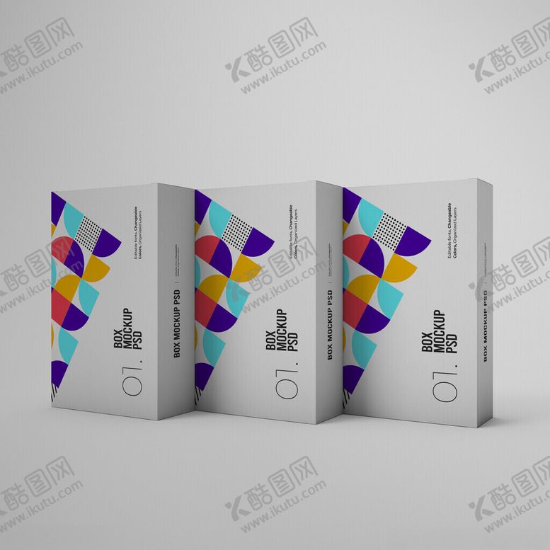 编号：54757702270923511444【酷图网】源文件下载-图形包装盒装展示样机