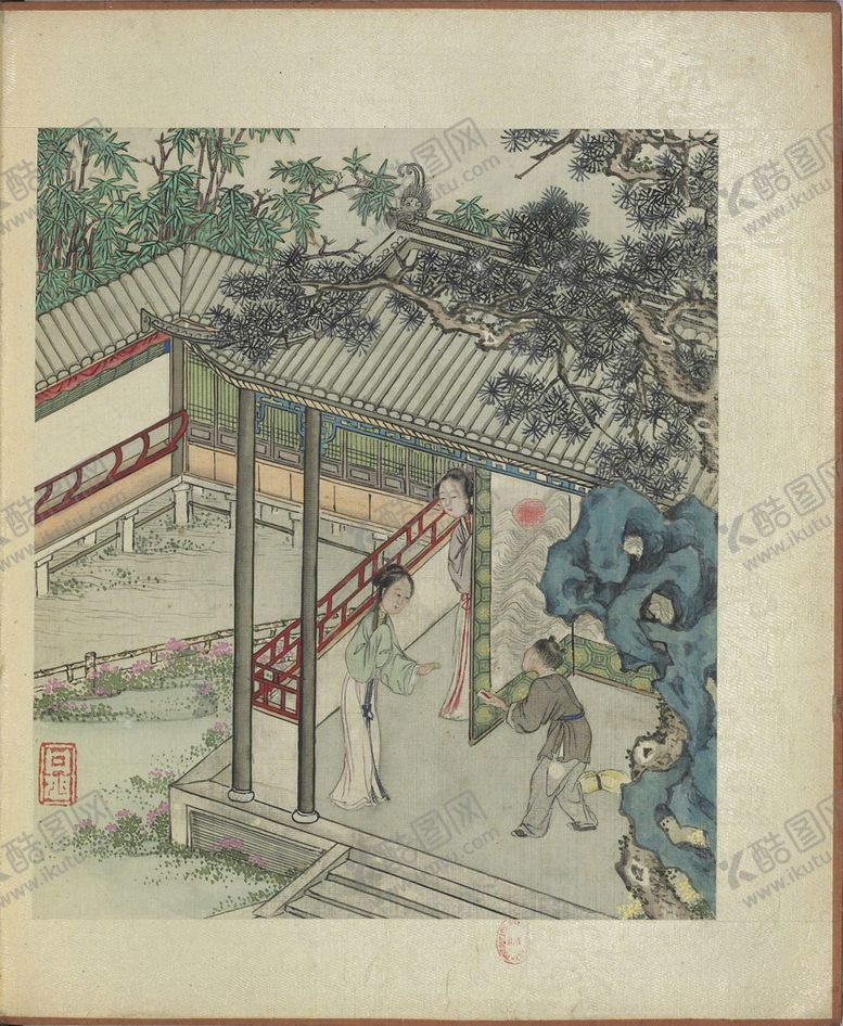 编号：81473703290605537967【酷图网】源文件下载-西厢记风月秋声图