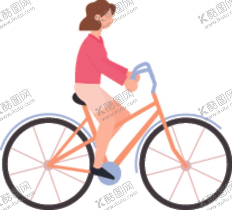 编号：63014910110403324996【酷图网】源文件下载-骑自行车