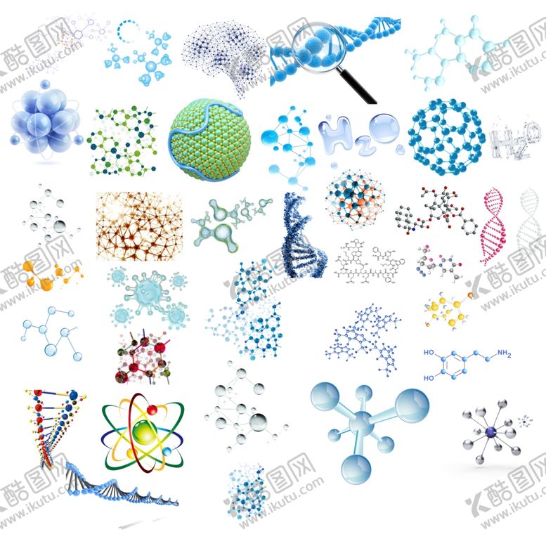编号：98037207032333347756【酷图网】源文件下载-细胞分子素材