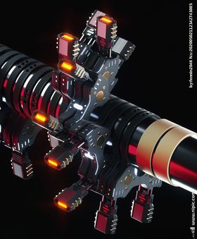 C4D特效设计科幻场景