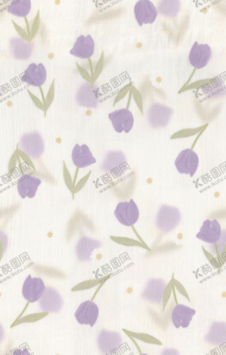 编号：47836004032058192223【酷图网】源文件下载-淡紫色小花清新无缝图案
