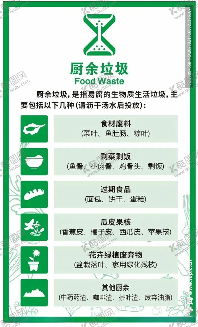 编号：21888303071331351152【酷图网】源文件下载-厨余垃圾