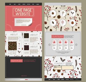 复古风宣传册设计模板