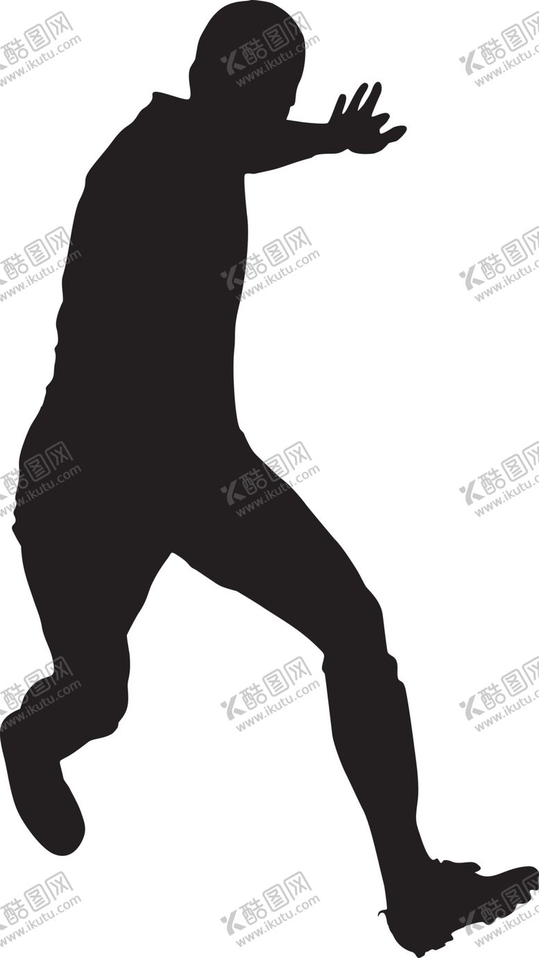 编号：33772805081939308851【酷图网】源文件下载-运动员剪影
