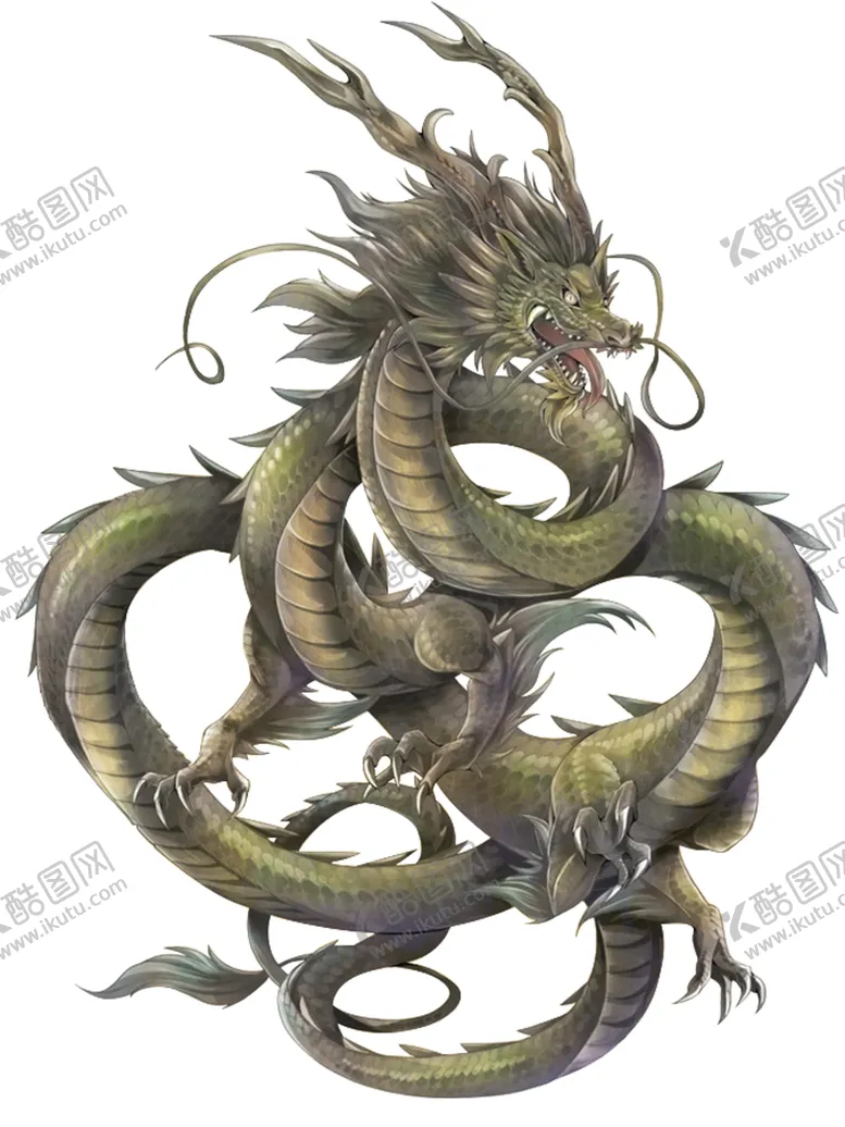 编号：70568203290945426729【酷图网】源文件下载-中国风金色龙元素