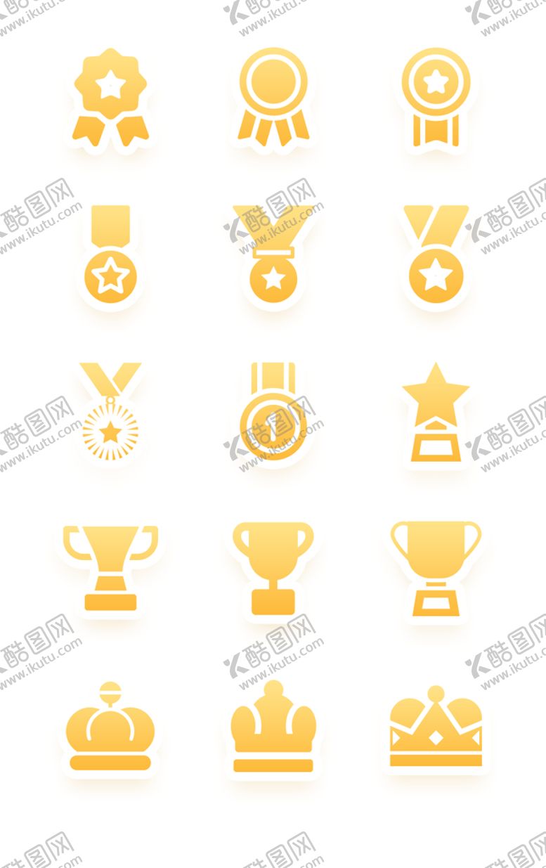 编号：51843610101034393657【酷图网】源文件下载-金色奖杯