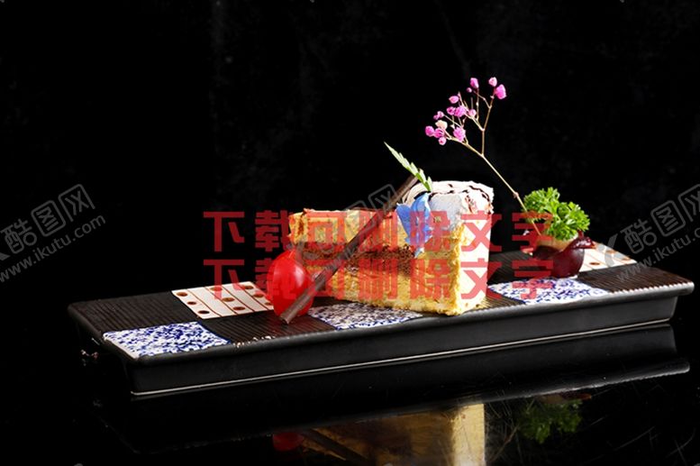 编号：93025610282203258648【酷图网】源文件下载-芒果慕斯蛋糕