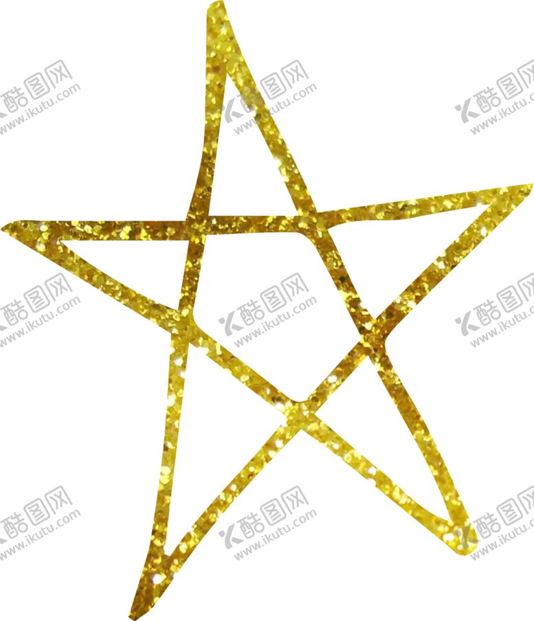 编号：46450807070221458814【酷图网】源文件下载-金色星形