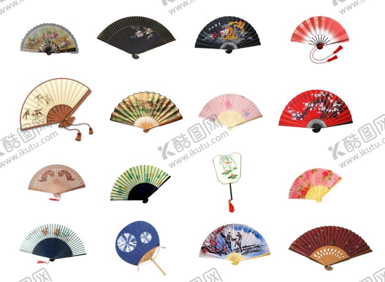 编号：39130810240344202532【酷图网】源文件下载-各类扇子
