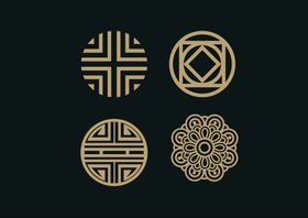 字母A矢量创意图形logo合集