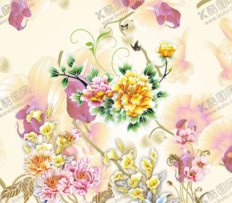 编号：59937909231900491237【酷图网】源文件下载-手绘花