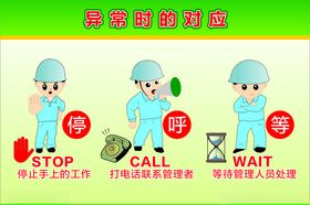 导常对应展板卡通人物