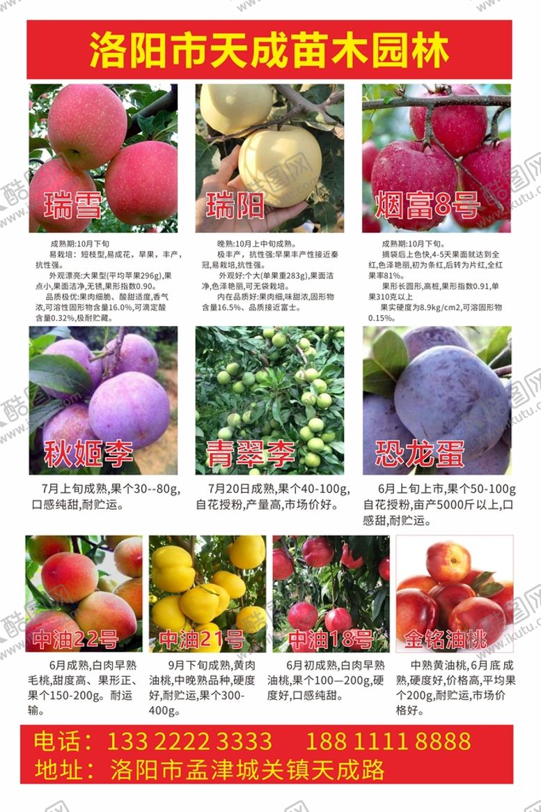 编号：71893801282015151187【酷图网】源文件下载-苗木园林