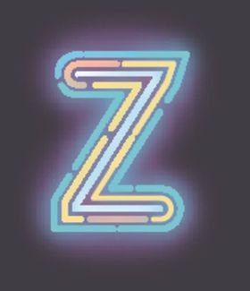 霓虹灯字母Z