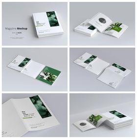 书籍书本杂志样机