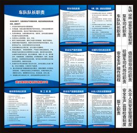蓝色制度牌