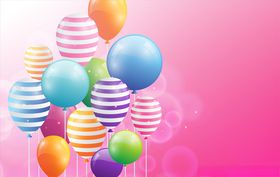 气球背景图片