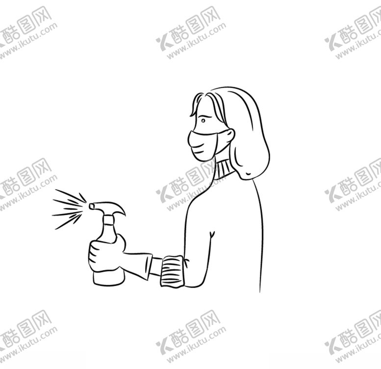 编号：30593009110616238928【酷图网】源文件下载-喷消毒水