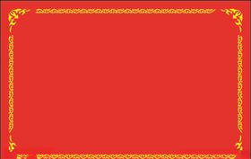 红色花边背景红色背景花