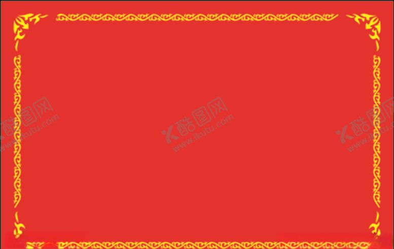 编号：76303510161944587484【酷图网】源文件下载-红色花边背景红色背景花