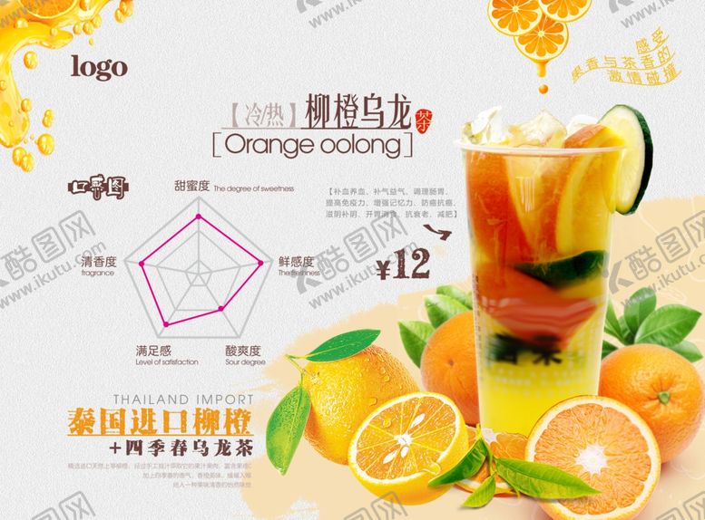 编号：21447809251040435722【酷图网】源文件下载-奶茶柳橙乌龙