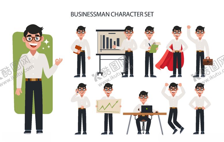 编号：77709709151821368086【酷图网】源文件下载-人物不同动作