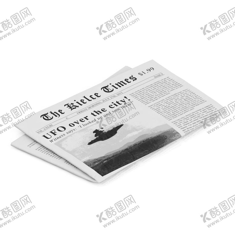 编号：48672709190413358066【酷图网】源文件下载-报纸样机