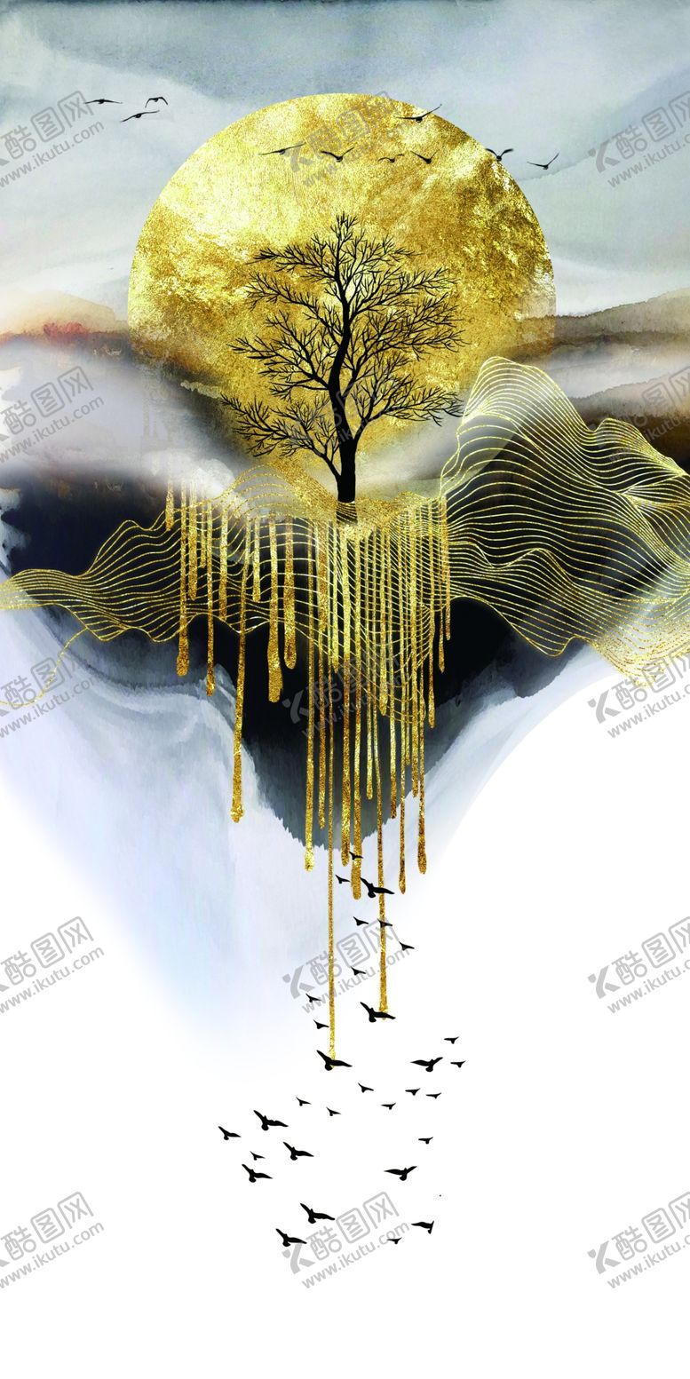 编号：69575610050436473972【酷图网】源文件下载-中国风装饰画