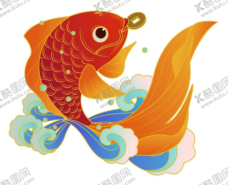 编号：74699302050856496247【酷图网】源文件下载-红锦鲤
