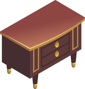 家具插画Ai矢量手绘