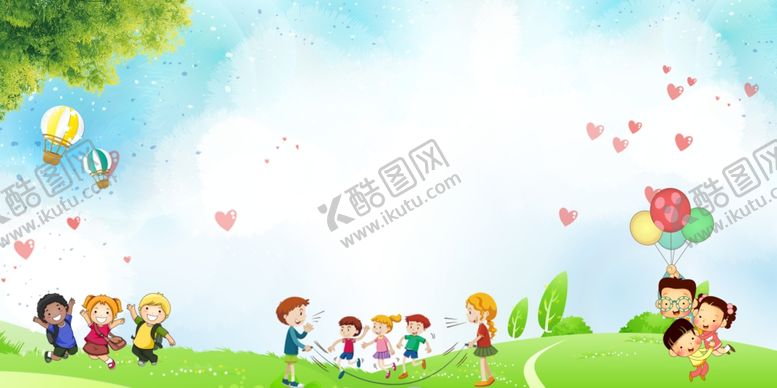 编号：26482309241346181789【酷图网】源文件下载-校园展板卡通展板背景