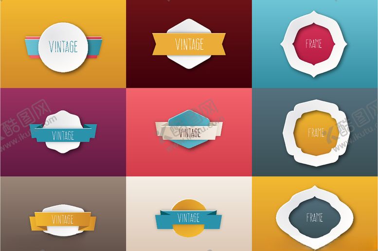 编号：53253609182033256442【酷图网】源文件下载-矢量标签素材