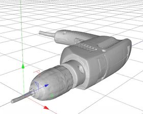 C4D模型电钻