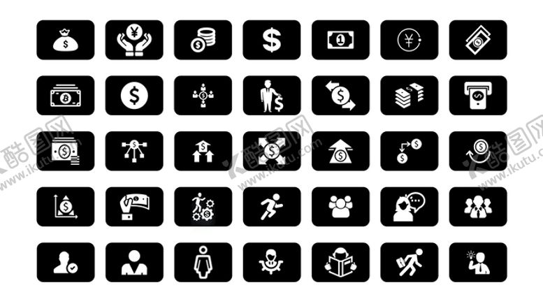 编号：49111101300732008732【酷图网】源文件下载-490个可编辑PPT图标