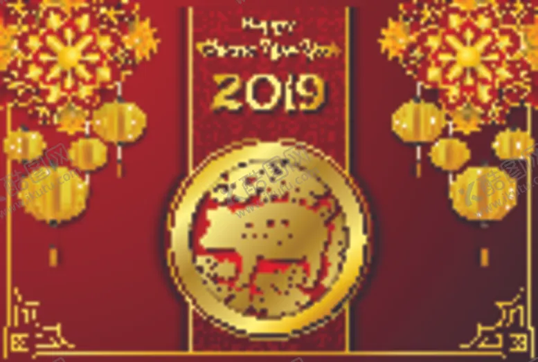 编号：41227907061050504666【酷图网】源文件下载-新年海报