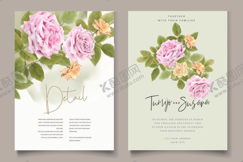 编号：55008809291431089242【酷图网】源文件下载-婚礼结婚请柬邀请函