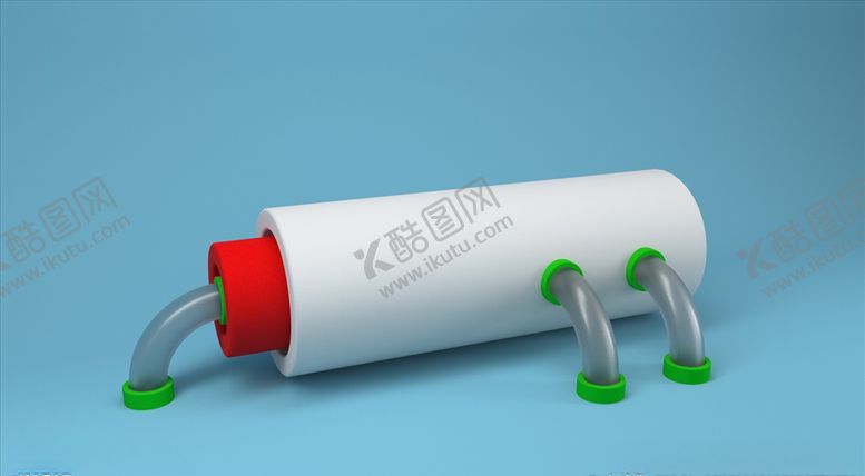 编号：78362304280730045247【酷图网】源文件下载-C4D管道