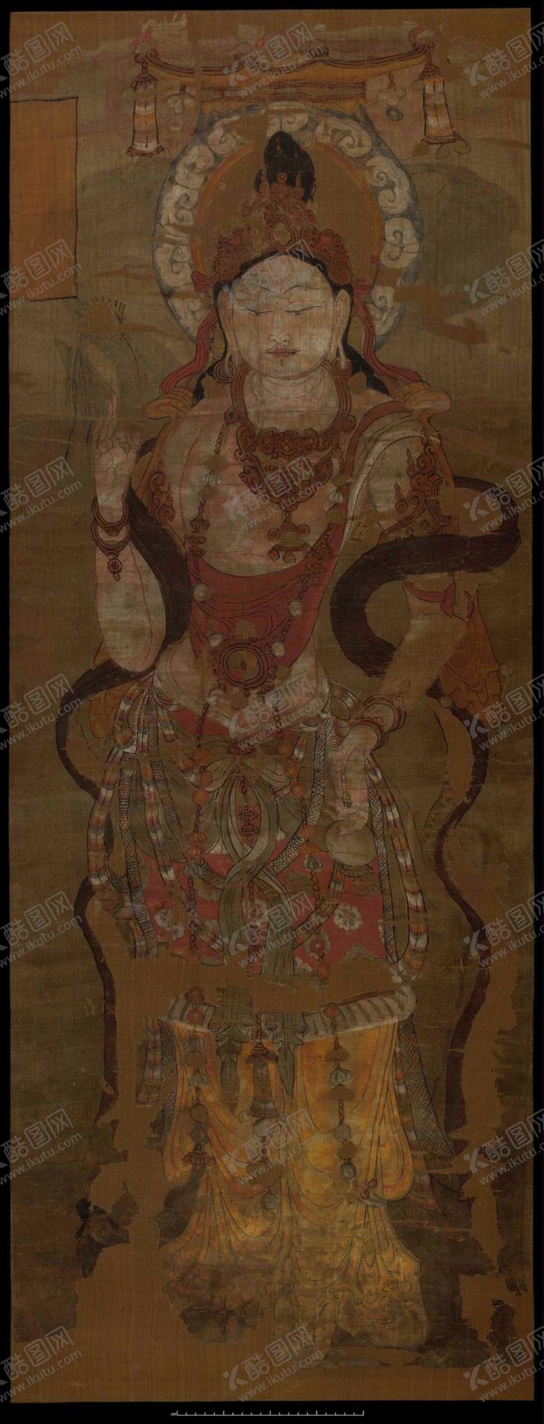 编号：82772809280851355010【酷图网】源文件下载-敦煌风格绘画图案