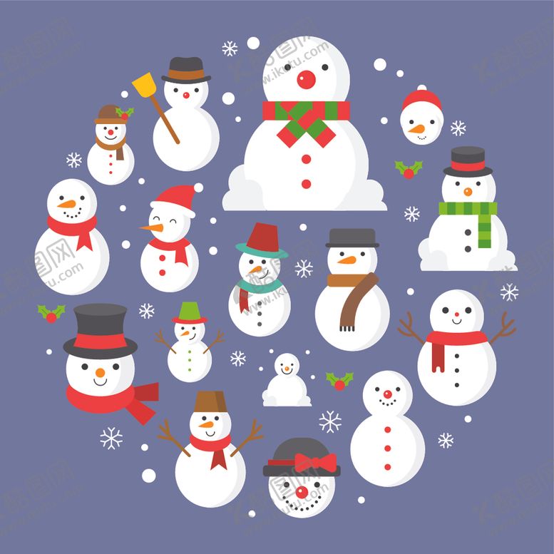 编号：49389609231755072779【酷图网】源文件下载-圣诞雪人