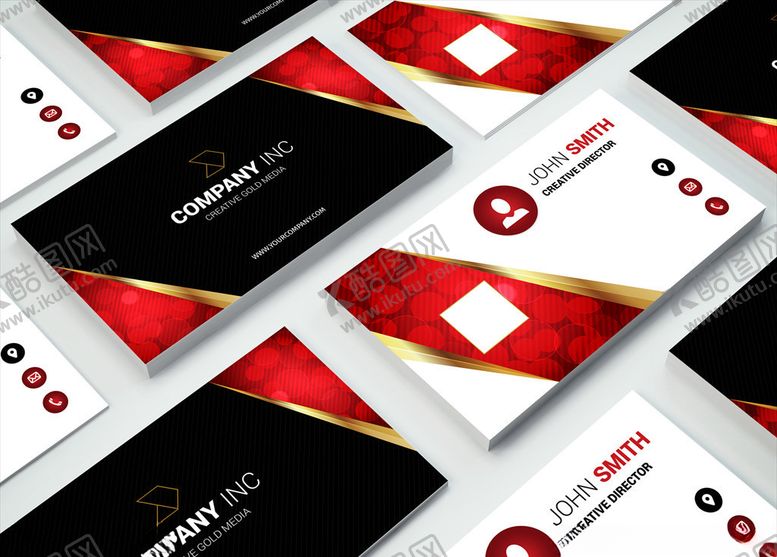 编号：77540109140605493546【酷图网】源文件下载-矢量名片模板